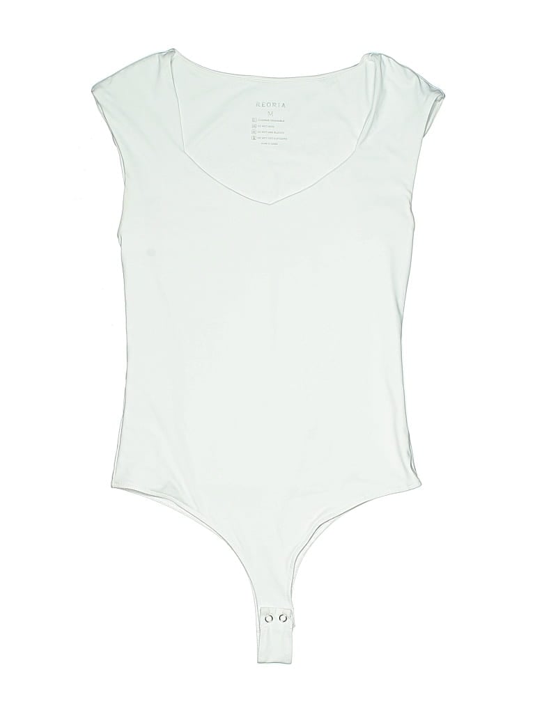 Pre-owned Reoria Bodysuit In White