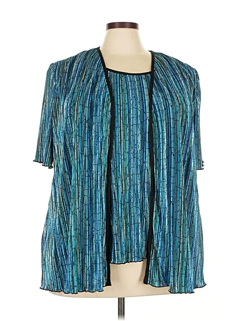 Pre-owned R & M Richards Kimono In Blue