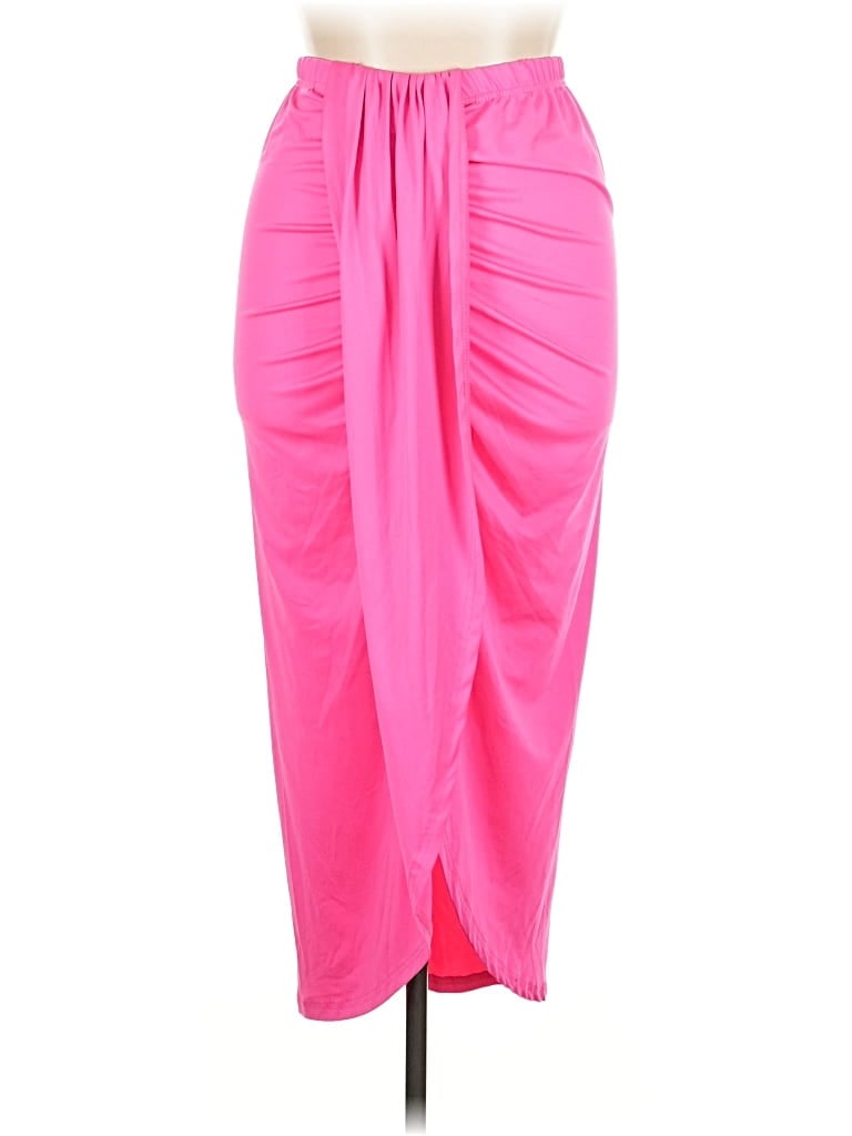 Pre-owned Zaful Formal Skirt In Pink