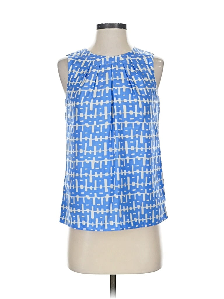 BANANA REPUBLIC Pre-owned Sleeveless Blouse In Blue