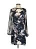 BCBGeneration 100% Polyester Floral Gray Cocktail Dress Size S - photo 1