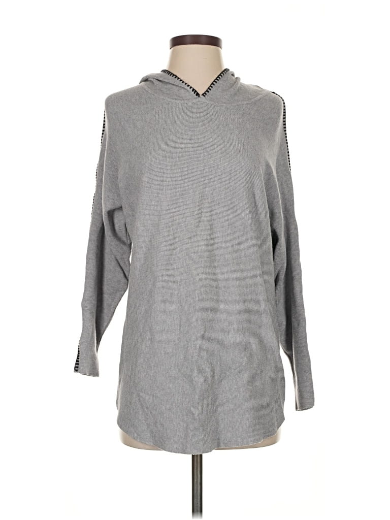 Pre-owned Vila Milano Pullover Hoodie In Gray