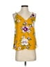Socialite 100% Polyester Yellow Sleeveless Blouse Size S - photo 1