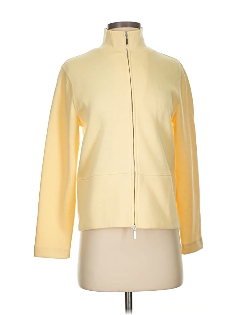 FAÇONNABLE Pre-owned Cardigan Sweater In Yellow