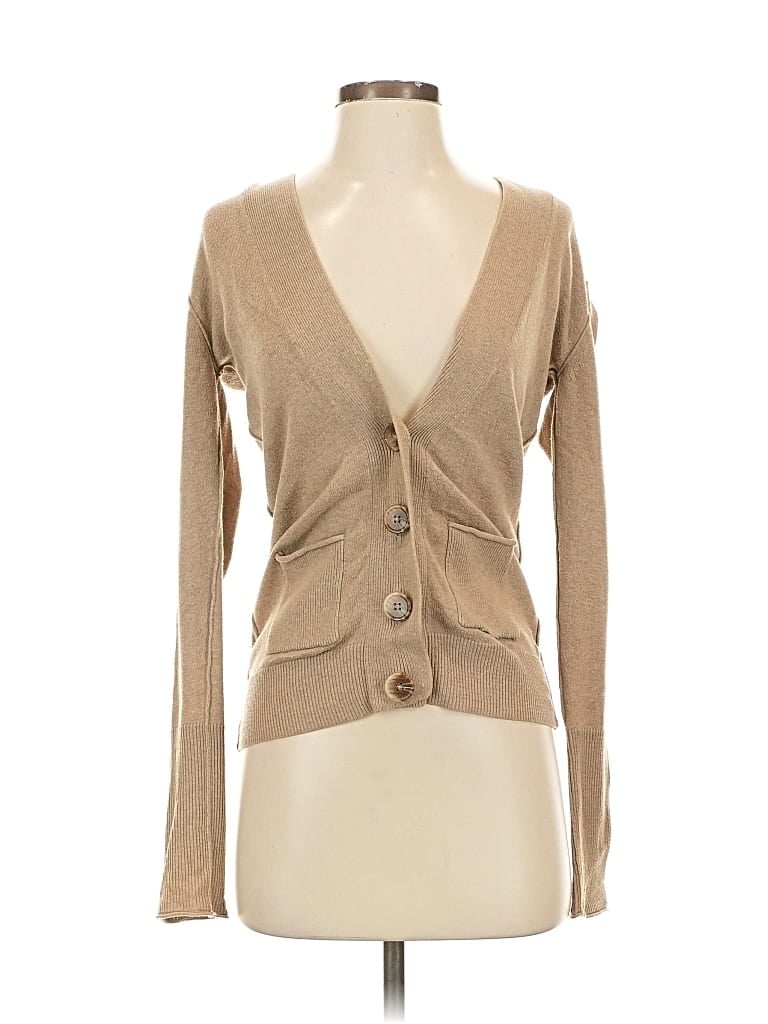Pre-owned American Eagle Shoes Cardigan Sweater In Brown