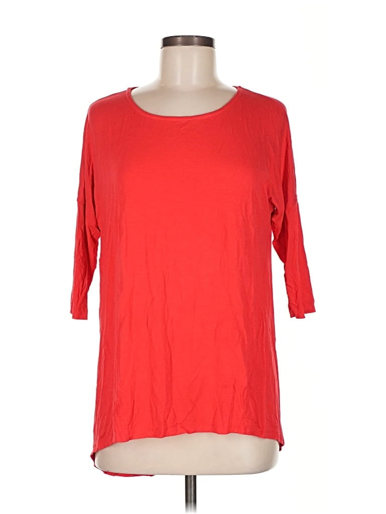 Pre-owned Nally & Millie 3/4 Sleeve T-shirt In Red