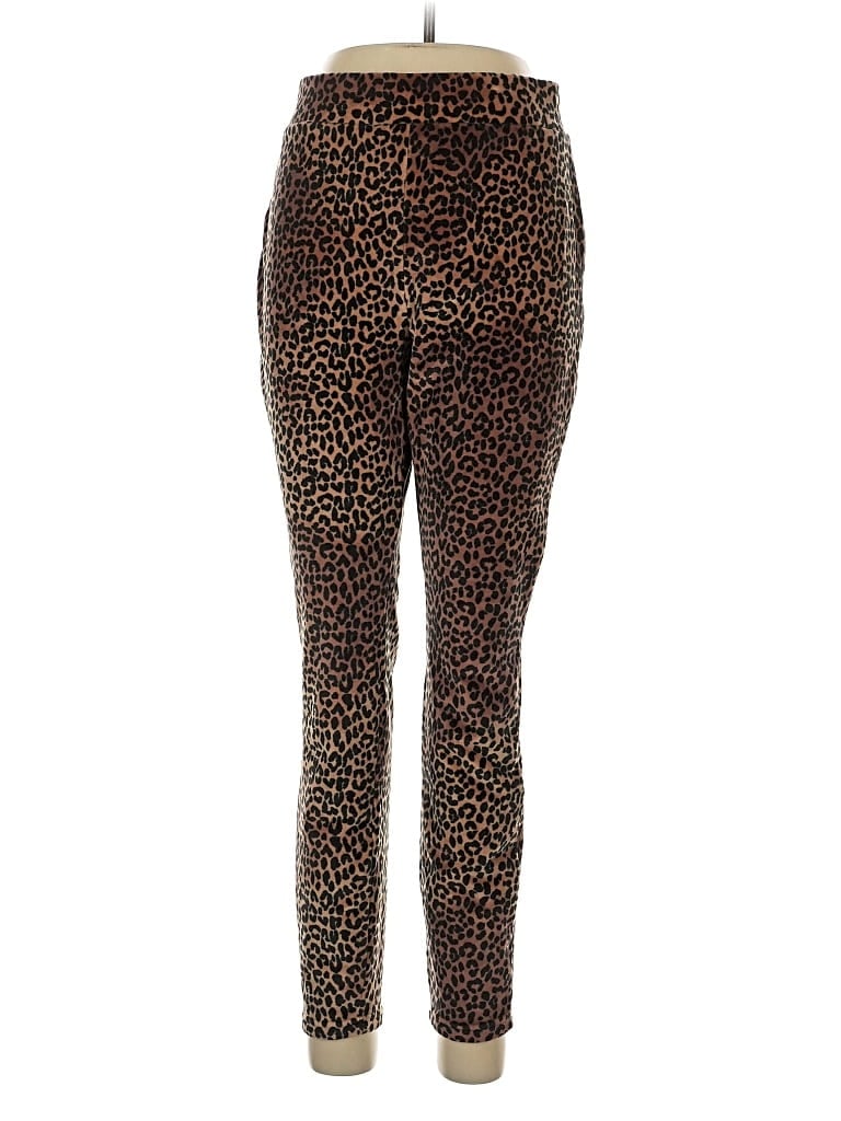 Pre-owned Lands' End Leggings In Brown