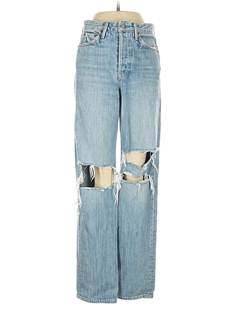 GRLFRND Pre-owned Jeans In Blue