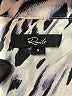 Rails Animal Print Silver 3/4 Sleeve Blouse Size S - photo 7