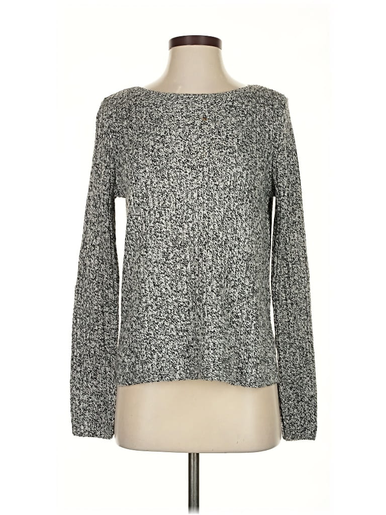 Pre-owned H&m Pullover Sweater In Gray