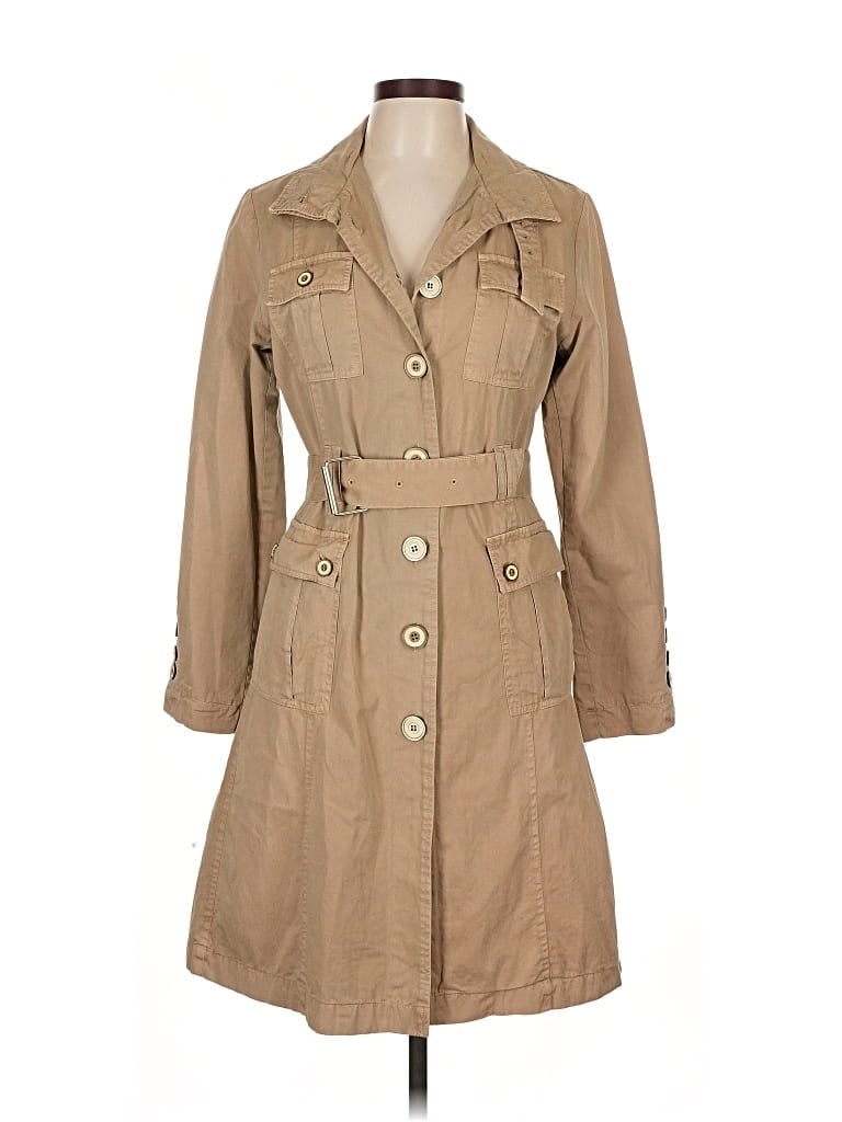 Pre-owned Paper Denim & Cloth Trenchcoat In Brown