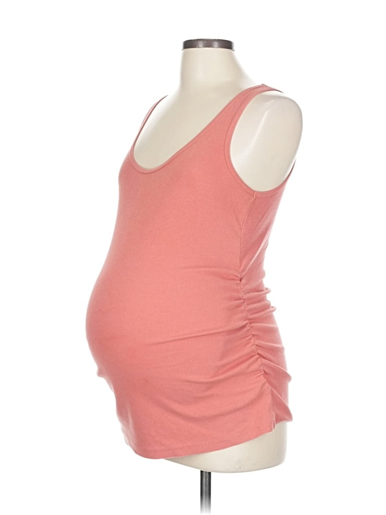 Pre-owned Old Navy - Maternity Tank Top Pink Plunge Neckline Tops