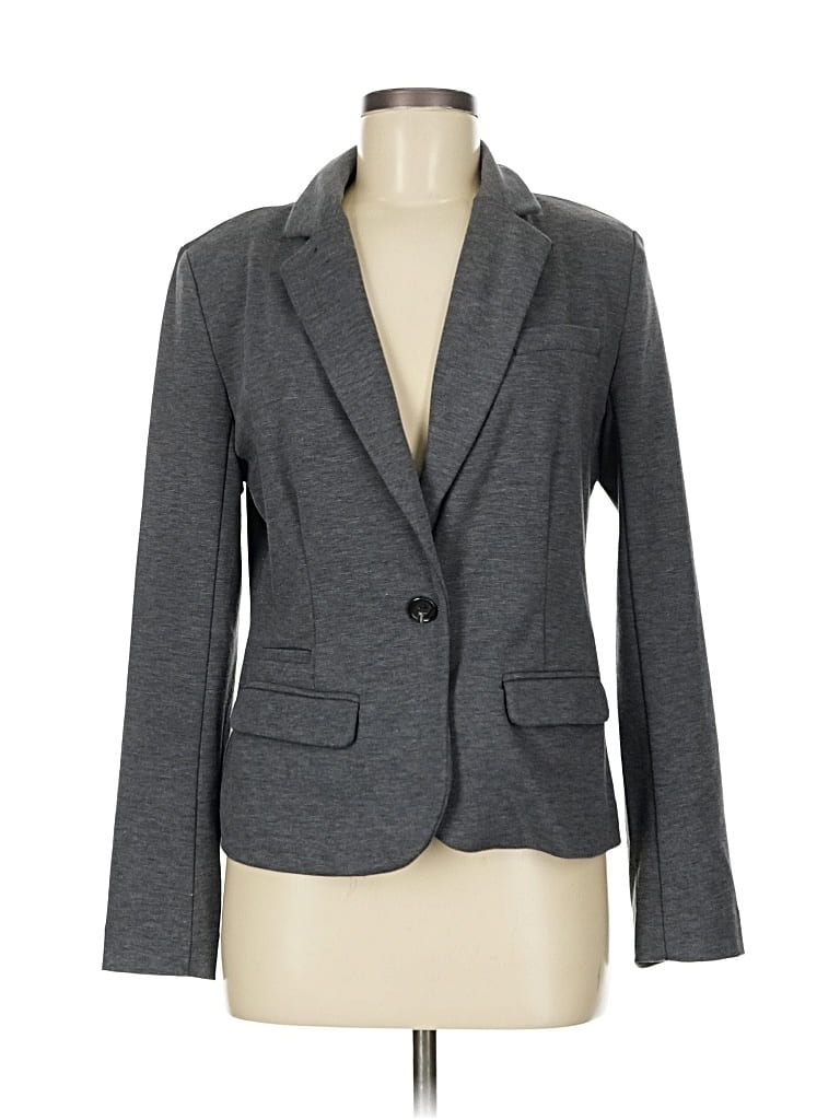 Pre-owned Merona Blazer Jacket In Gray