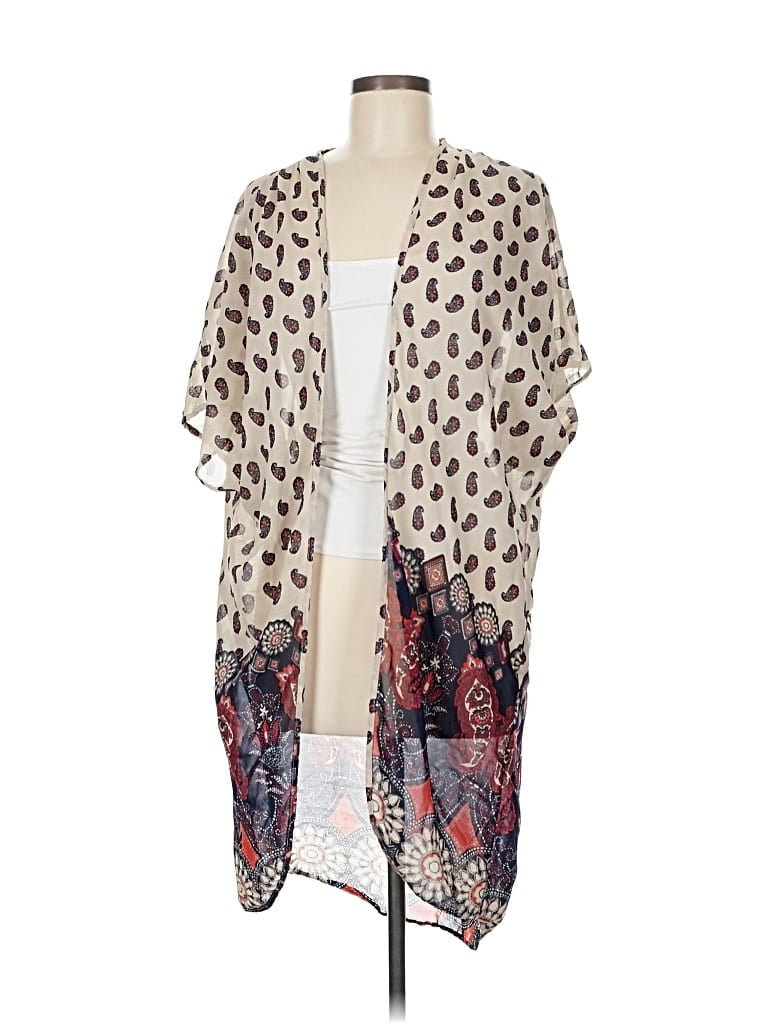 Pre-owned Live 4 Truth Kimono In Blue