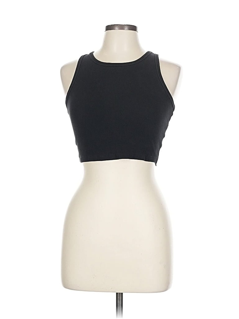 Pre-owned C+d+m Collection Tank Top Black Halter Neckline Tops