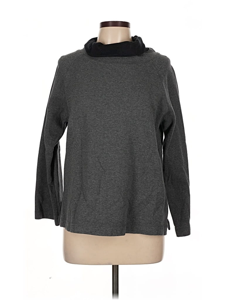 Pre-owned Isaac Mizrahi For Target Long Sleeve Turtleneck In Gray