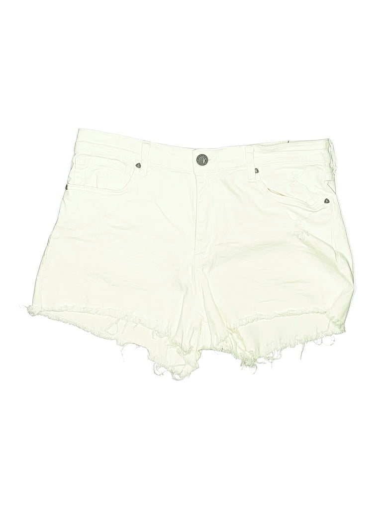 Pre-owned Kut From The Kloth Denim Shorts In White