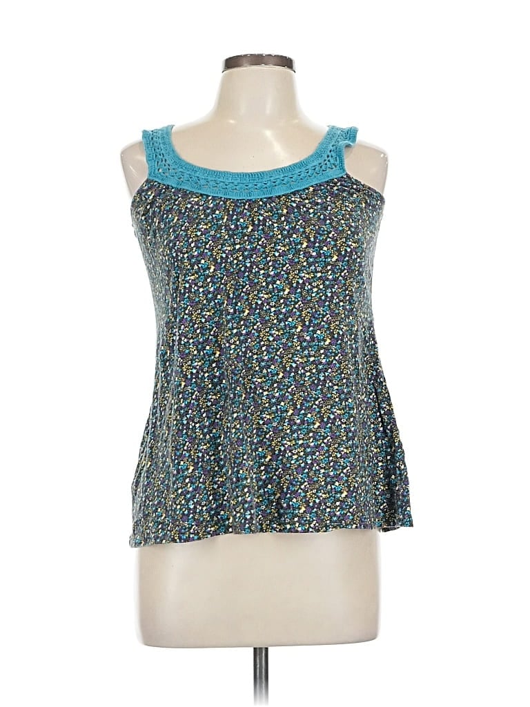 Pre-owned Delia's Tank Top Blue Strapless Neckline Tops