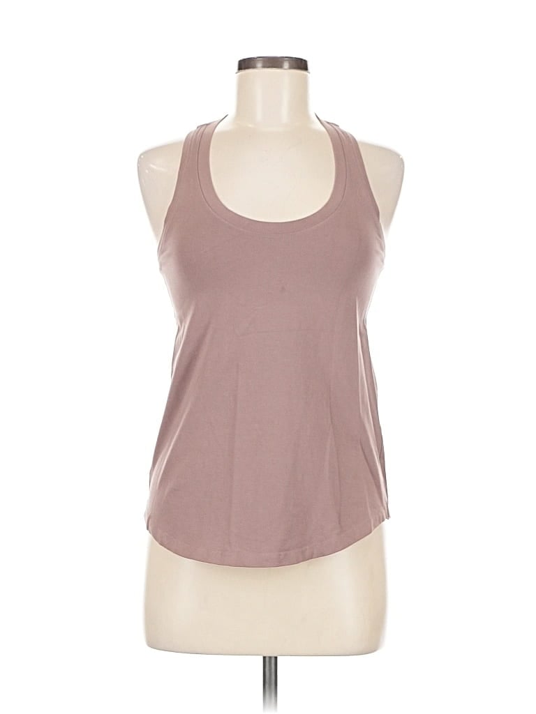 Pre-owned Lululemon Athletica Tank Top Pink Halter Neckline Tops
