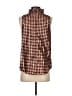 J.Crew Houndstooth Brown Sleeveless Blouse Size XS - photo 2