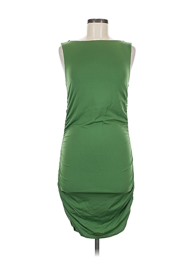 Pre-owned H&m Cocktail Dress In Green