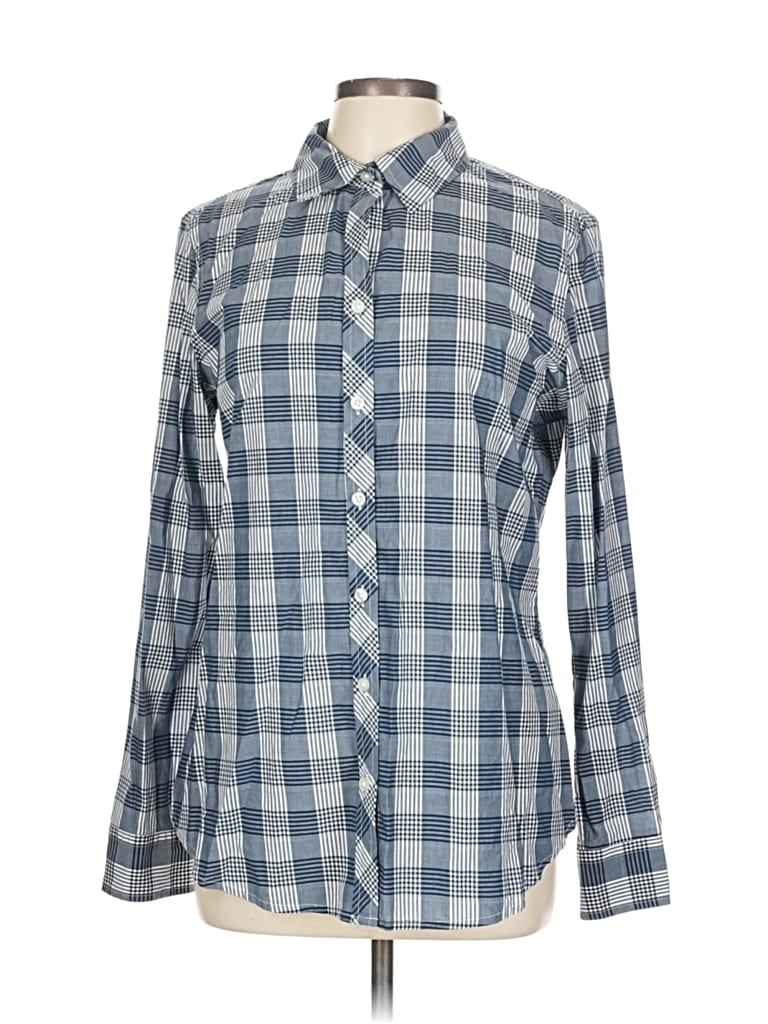 BANANA REPUBLIC Pre-owned Long Sleeve Button Down Shirt In Gray