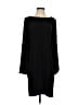 Koh Koh Solid Black Casual Dress Size 2 - photo 1
