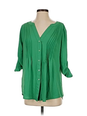 BCBGMAXAZRIA 3/4 Sleeve Blouse (view 1)