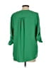 BCBGMAXAZRIA 100% Polyester Green 3/4 Sleeve Blouse Size XS - photo 2