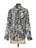 Rails Animal Print Silver 3/4 Sleeve Blouse Size S - photo 2