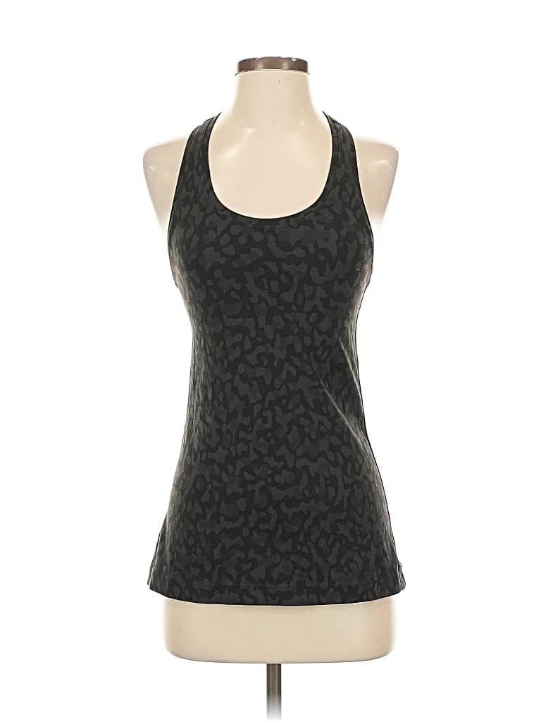 Pre-owned Lululemon Athletica Active Tank Top In Gray