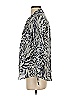 Rails Animal Print Silver 3/4 Sleeve Blouse Size S - photo 5