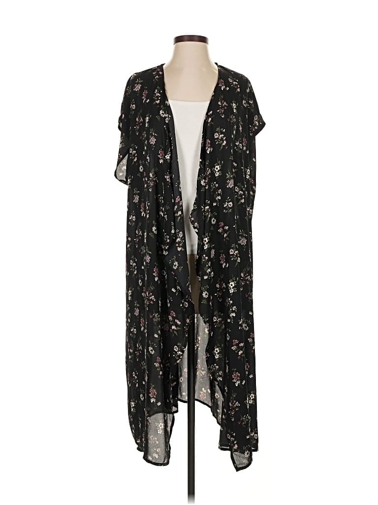 B COLLECTION BY BOBEAU Pre-owned Kimono In Black