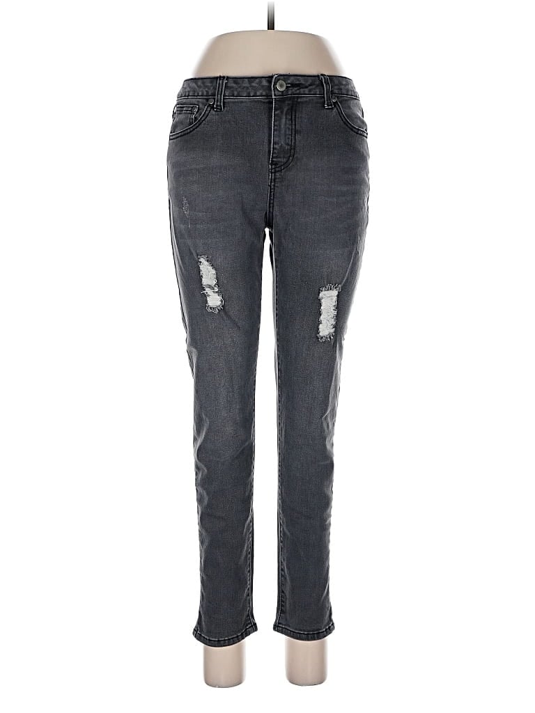Pre-owned Baccini Jeans In Gray