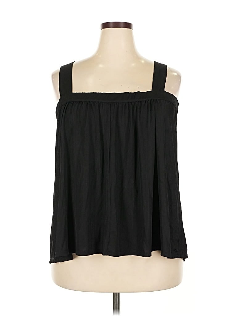 Pre-owned Torrid Sleeveless Blouse In Black