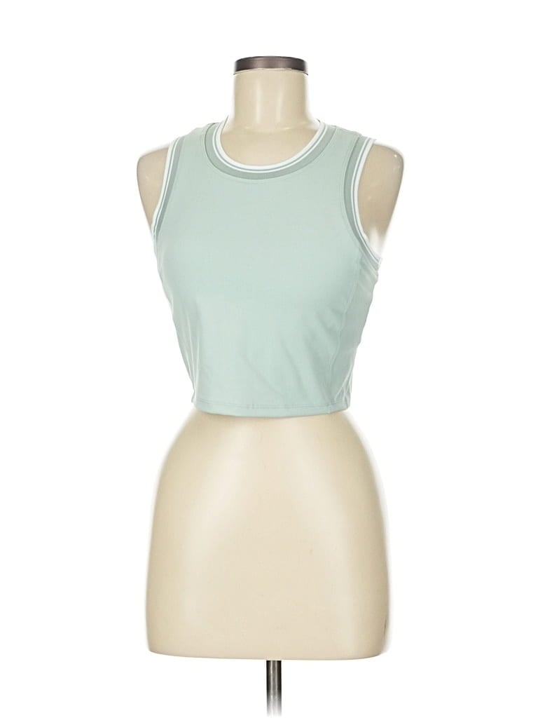 Pre-owned Assorted Brands Sleeveless T-shirt In Green