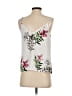 Dynamite 100% Polyester White Sleeveless Blouse Size S - photo 2