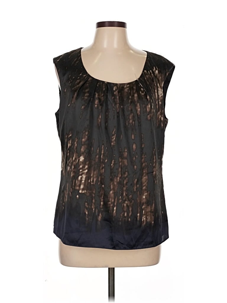 TAHARI Pre-owned Sleeveless Blouse In Black