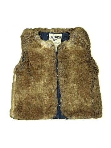OshKosh B'gosh Faux Fur Vest (view 1)