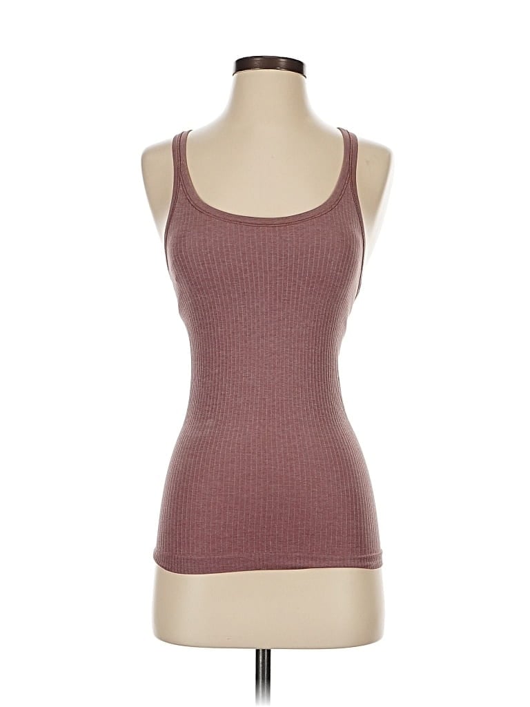 Pre-owned Lululemon Athletica Sleeveless T-shirt In Burgundy