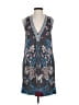 Foxiedox Print Blue Casual Dress Size 2 - photo 1