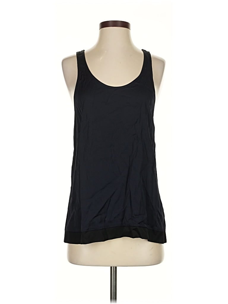 Pre-owned Theory Sleeveless Top Black Halter Neckline Tops