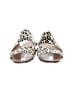 Saks Fifth Avenue Animal Print Silver White Sandals Size 7 - photo 2