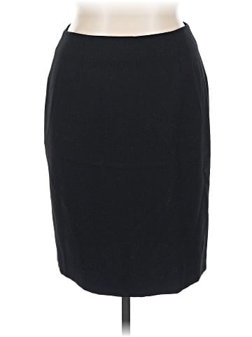 Linda Allard Ellen Tracy Wool Skirt (view 1)