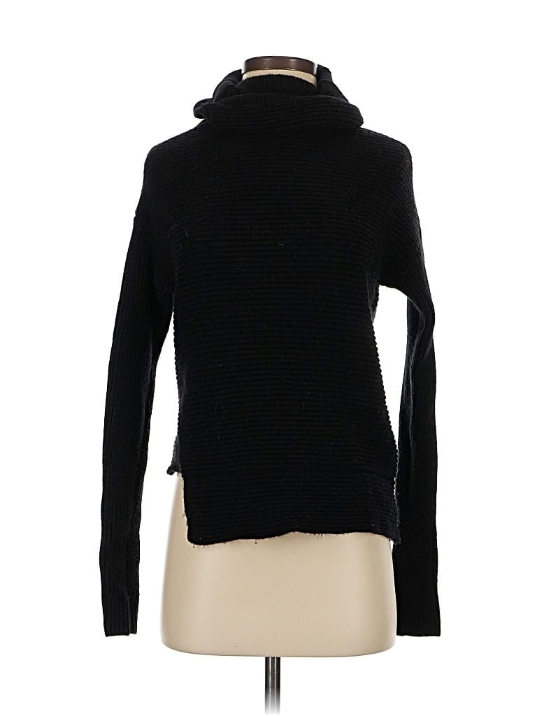 Pre-owned Babaton Wool Pullover Sweater In Black