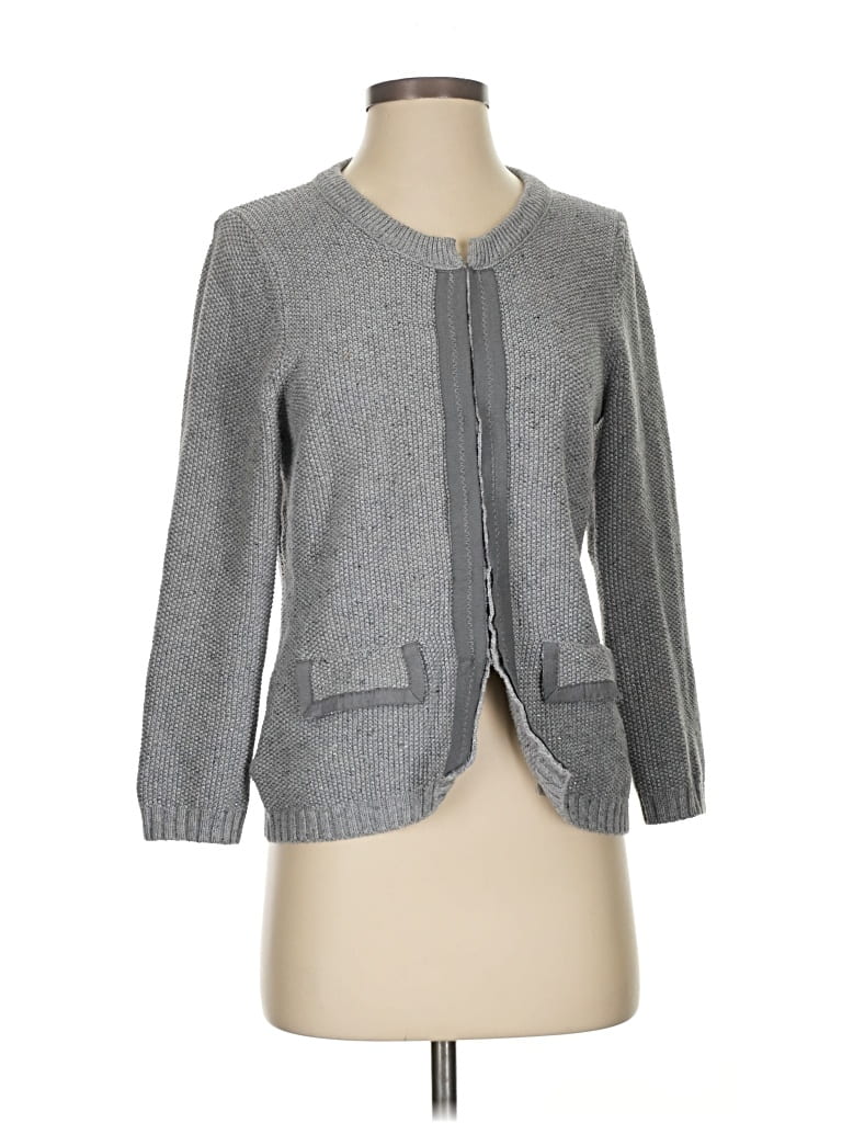 Pre-owned Banana Republic Cardigan Sweater In Gray