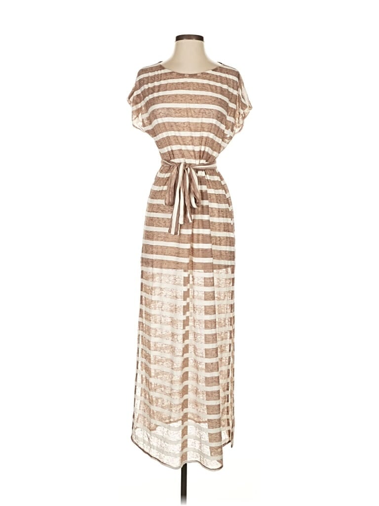 Pre-owned Vita Grace Casual Dress In Brown