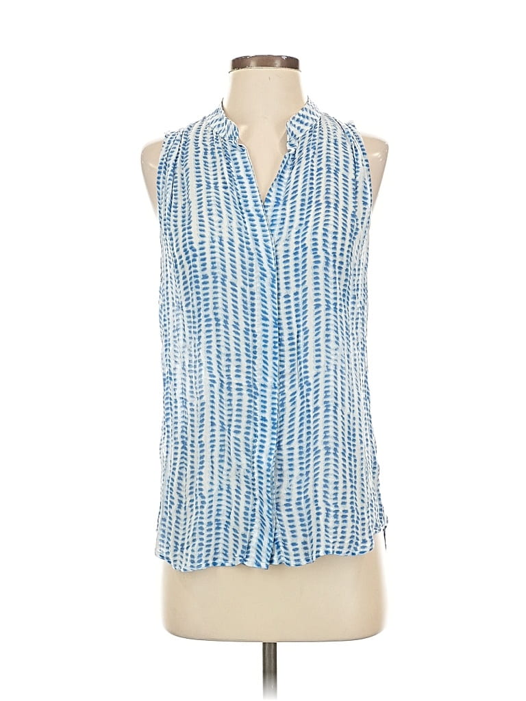 BELLA DAHL Pre-owned Sleeveless Blouse In Blue