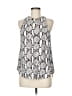 A.L.C. Silver Sleeveless Blouse Size 6 - photo 1