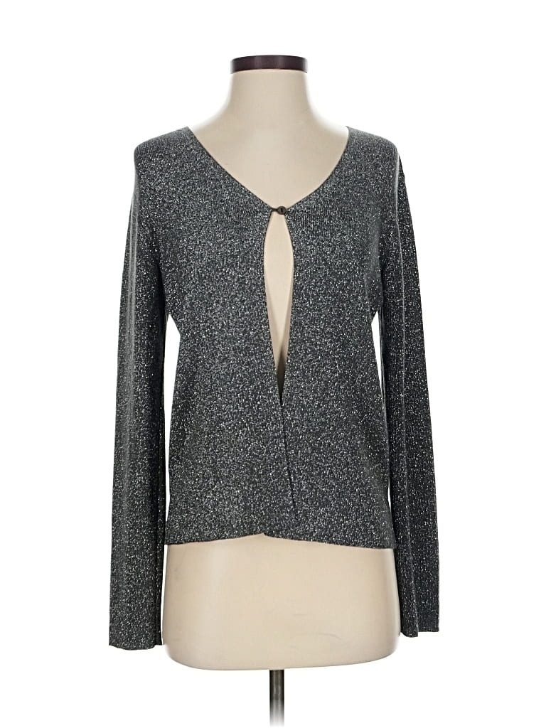 Pre-owned Charter Club Cardigan Sweater In Gray